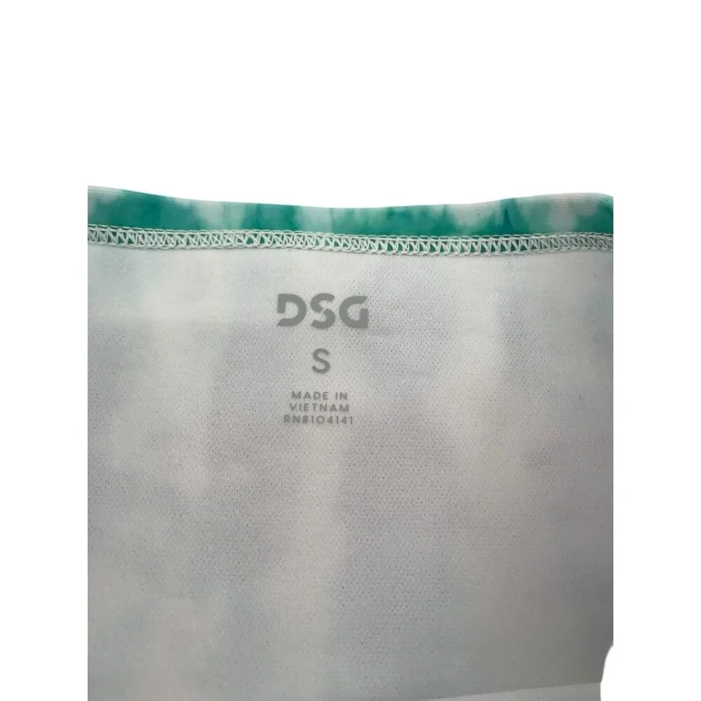 DSG Bikini And Rash guard Girls Size Small‎ Swim Tie Dye Purple Blue Green Set